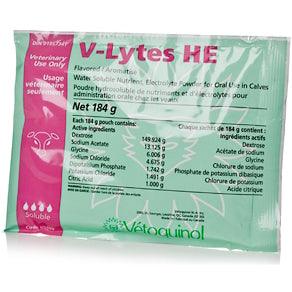 V-Lytes HE Electrolyte Powder for Calves - Dehydration & Acidosis Treatment | Vetoquinol