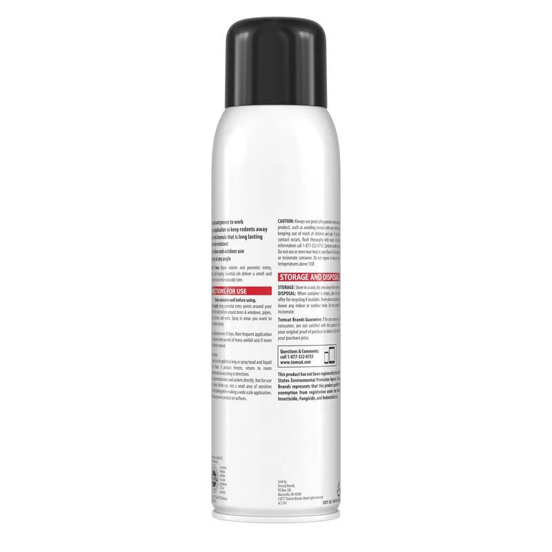 Rodent Repellent | Non-Toxic | Indoor Use | Tomcat 400 Gr. Aerosol
