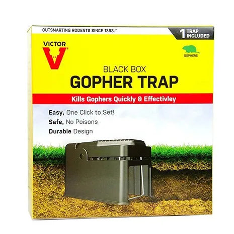 Victor Black Box Gopher Trap Vic-0626Tri