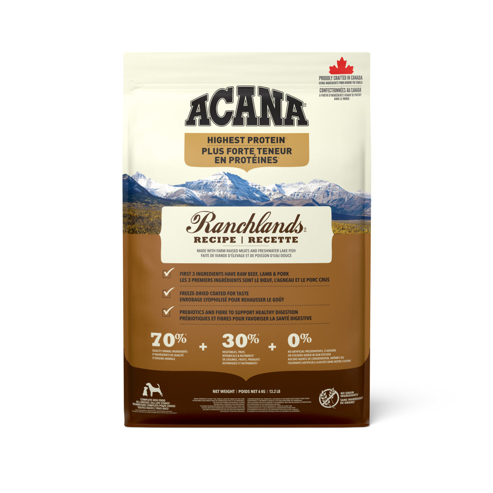 ACANA™ Dog - Highest Protein, Ranchlands™