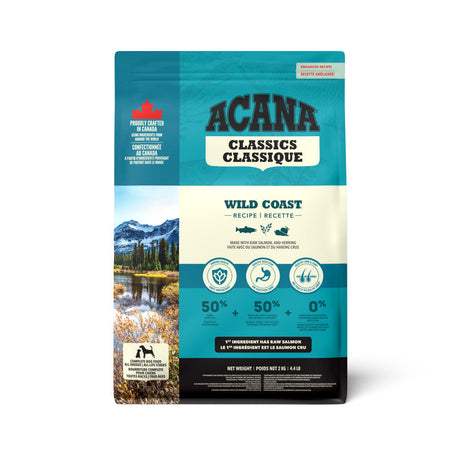 ACANA Classics Wild Coast Recipe Front 2kg Canada.tif