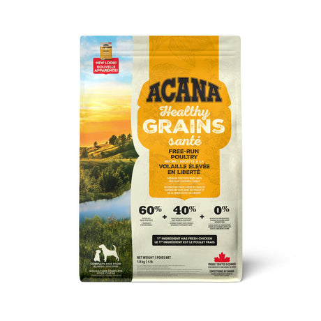 ACANA Healthy Grains Free-Run Poultry Front 1.8kg Canada.tif