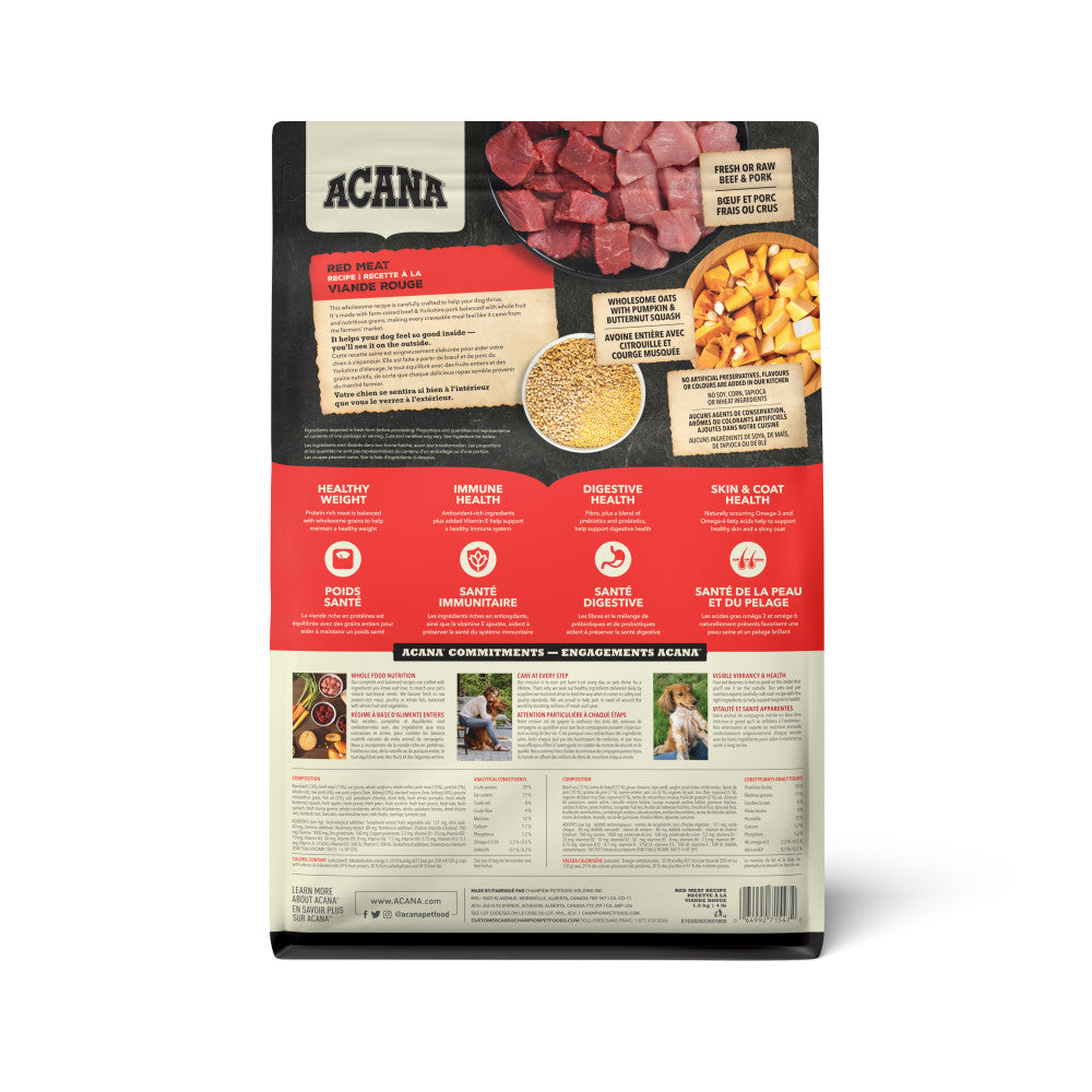ACANA Healthy Grains Red Meat Back 1.8kg Canada.tif