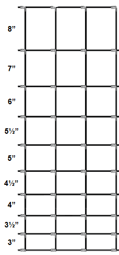 Farm Fence | Graduated Page Wire | 47" x 330' | 12.5 Ga. | Canadian