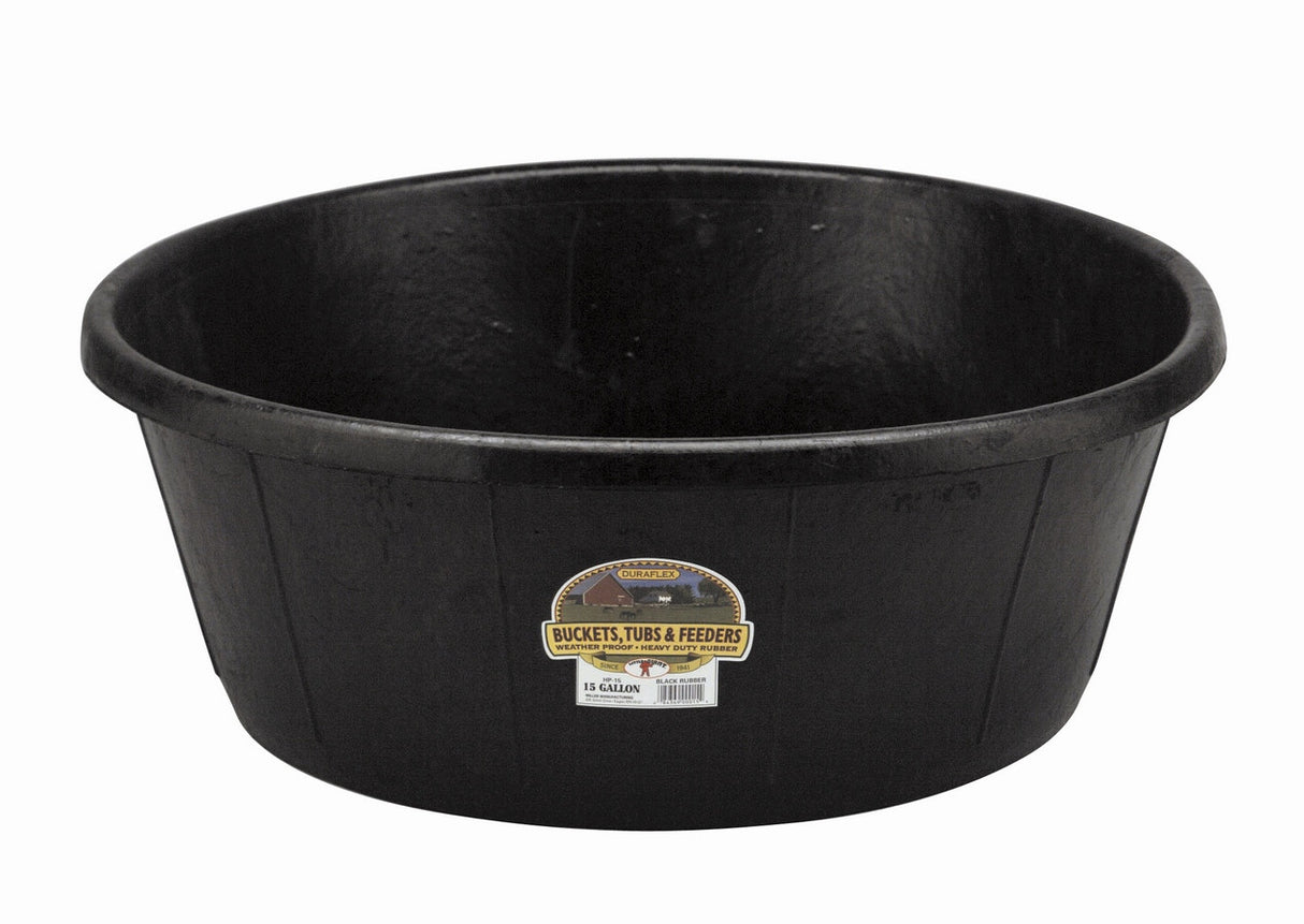 15 Gallon Rubber Feed Bucket | Little Giant HP15 | Miller Mfg