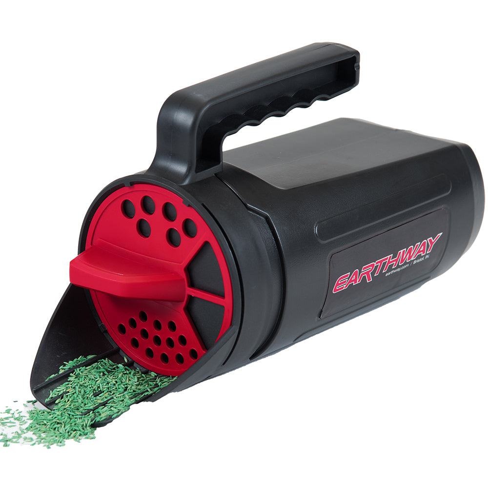 Broadcast Spreader | Seed, Fertilizer & Ice Melt | 3 Pound Capacity | Hand Held | Earthway 17012