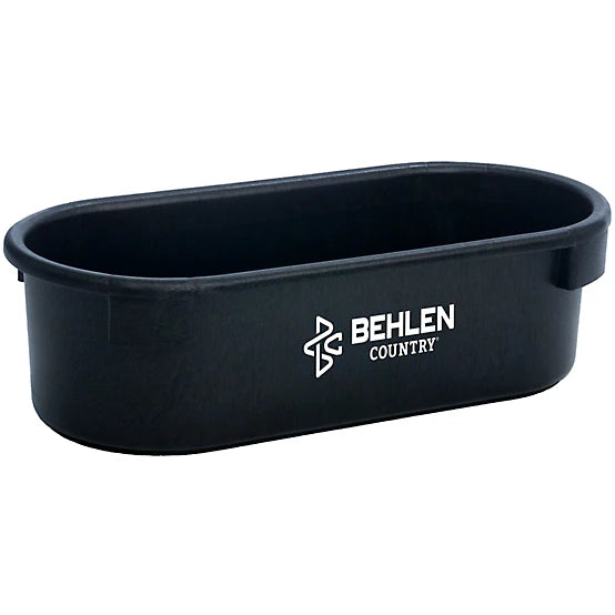 Stock Tank | Rigid Poly | 27 Gallon | Black Oval | Behlen 52120275