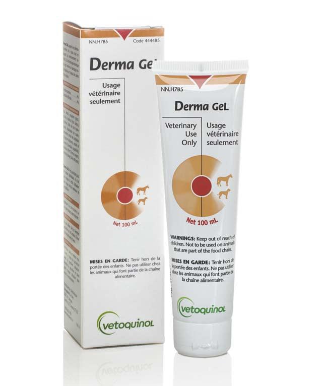 Vetoquinol Derma Gel - 100ml Isotonic Hydrogel for Wound Care in Horses & Dogs