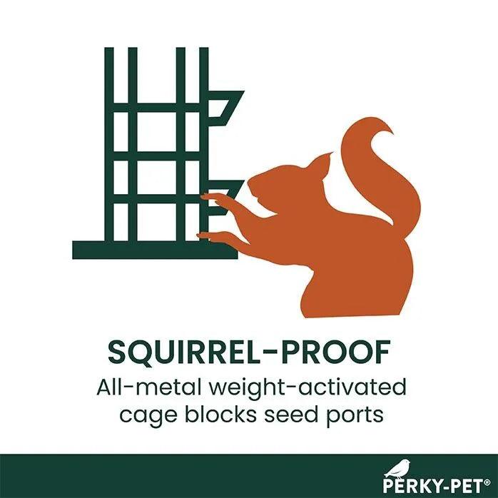 Wid Bird Feeder | Two Pound Capacity | Squirrel Proof | Perky Pet
