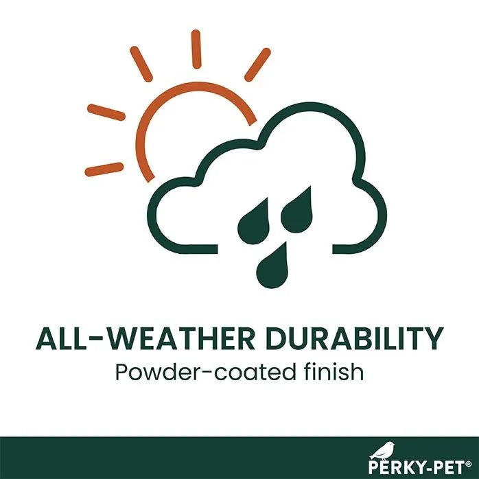 Wid Bird Feeder | Two Pound Capacity | Squirrel Proof | Perky Pet