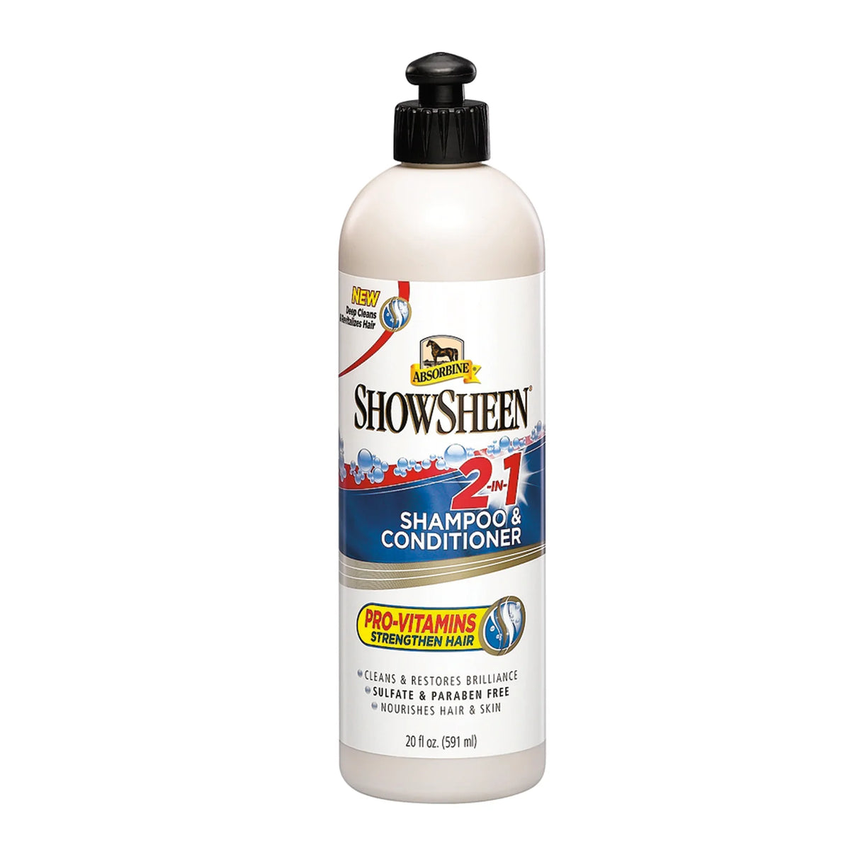 Absorbine ShowSheen 2 in 1 Shampoo and Conditioner 590ml