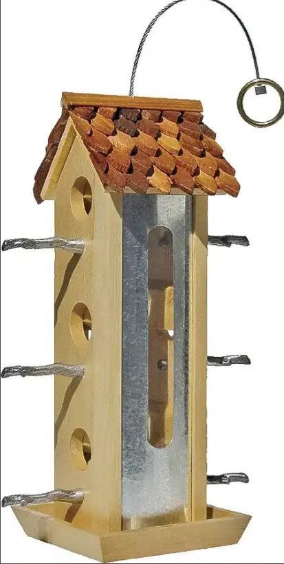 Wild Bird Feeder | Fly-in Style | 6 Ports | Perky Pet