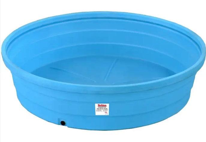 Stock Tank | Poly | Round | 8' x 2' | Blue | 625 Gallons | Behlen 52113088