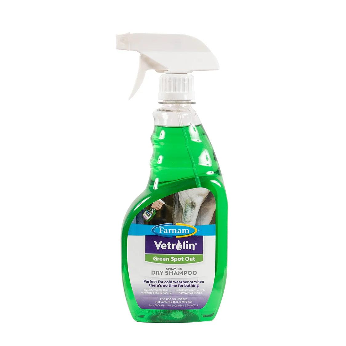Vetrolin Green Spot Out Remover | 16 oz | Waterless Spot Cleaner