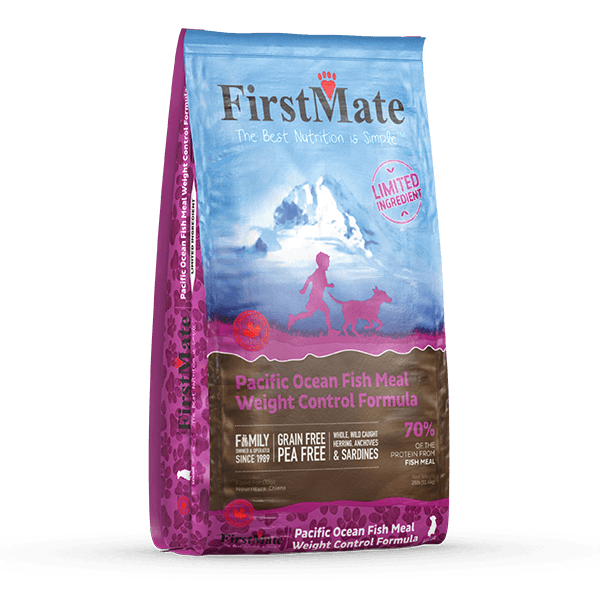 FirstMate Pacific Ocean Fish Meal Weight Control Formula 25lbs
