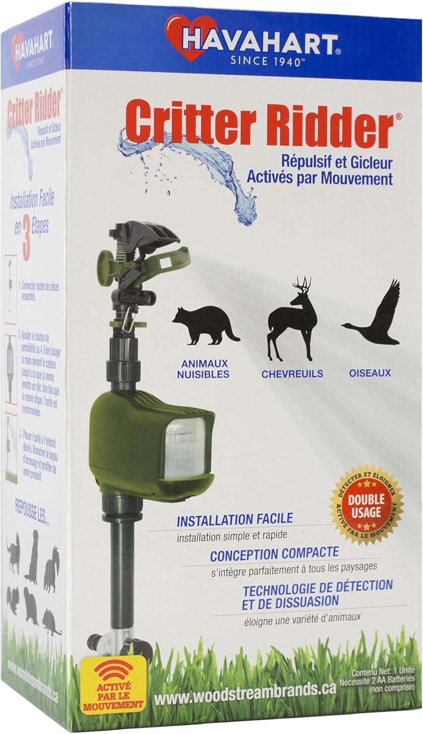 Animal Repeller | Motion Activated Sprinkler | Critter Ridder Easy Step