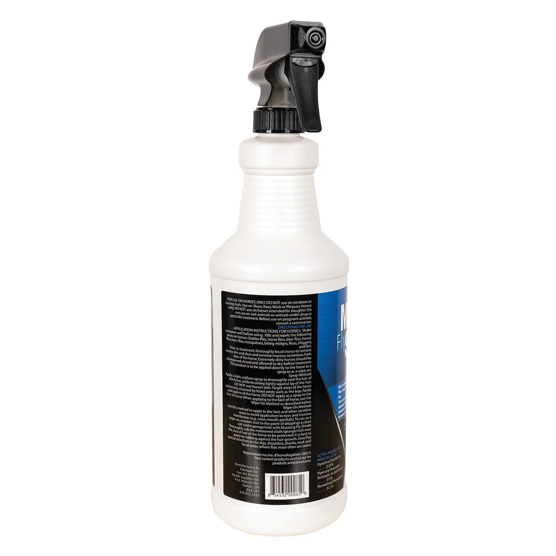 Golden Horseshoe Mustang Fly Shield With Sprayer 1L