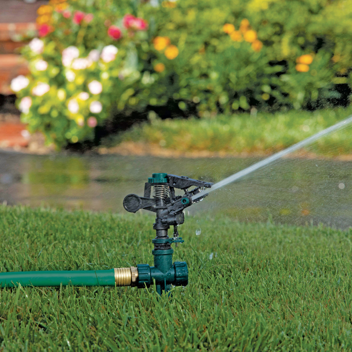 Sprinkler | Impact Sprinkler | Plastic Head | Spike Base | Melnor 9560C