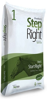 18kg bag of Step Right horse feed