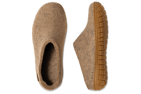 Glerups Slipper | Natural Rubber Sole