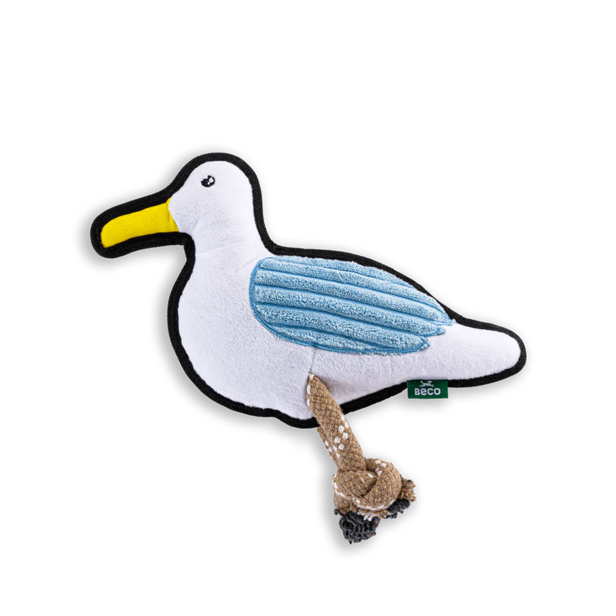 Dog Toys | Plush Seagull | Beco Rough & Tough Pet Toys