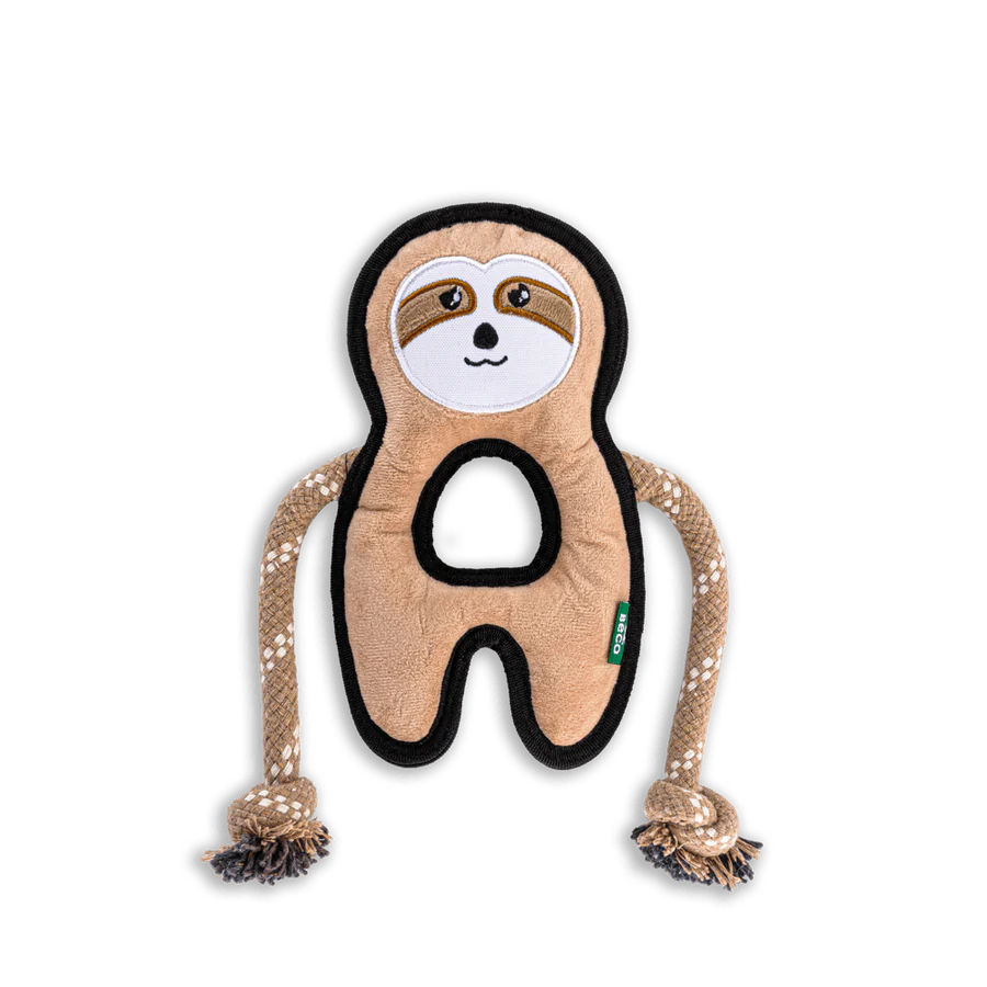 Dog Toys | Plush Sloth | Beco Rough & Tough Pet Toys