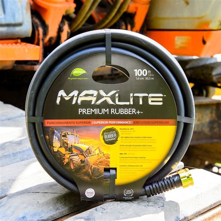 Garden Hose | Premium Rubber | 5/8 x 25' | Swan Maxlite