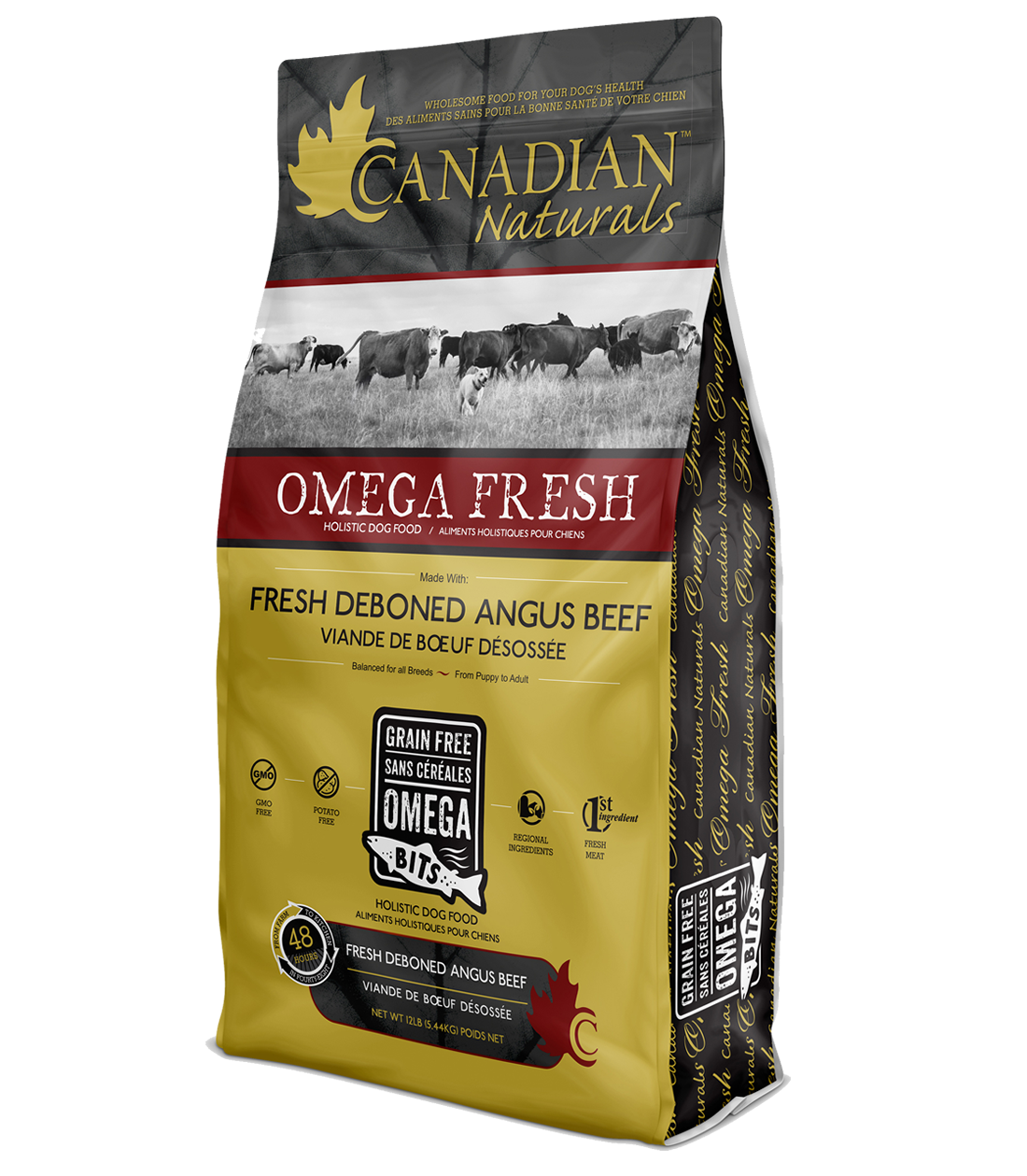 Canadian Naturals - Omega Fresh Deboned Angus Beef Recipe for Dogs