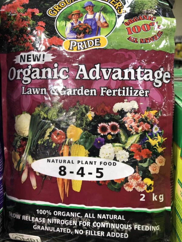 Organic Advantage 8-4-5 20kg