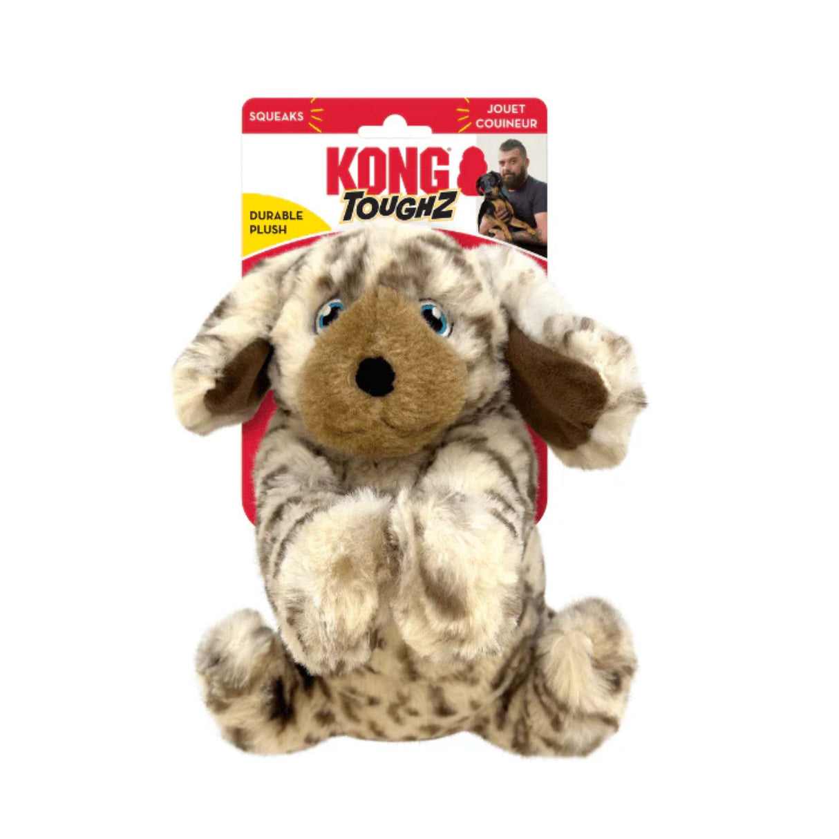 KONG Tough Pup Plush Dog Toy | Medium