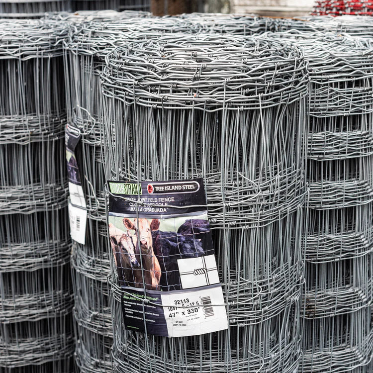 Graduated Farm Fence 47" x 330' | 12.5 Ga. Page Wire | Canadian Made