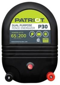 Patriot | P30 Dual Powered Fence Energizer | 3 Joules