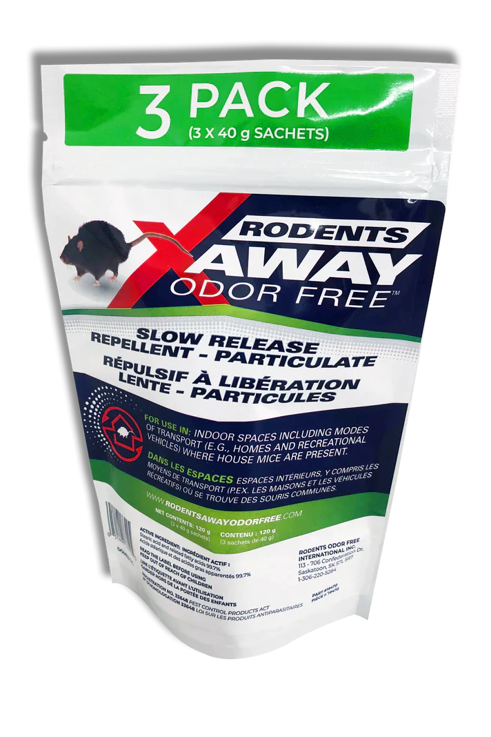 Rodents Away Odor Free Repellent - six pack
