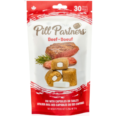 Dog Treats | Pill Baits 30 Pack | Pill Partners | Various Flavours | Canadian