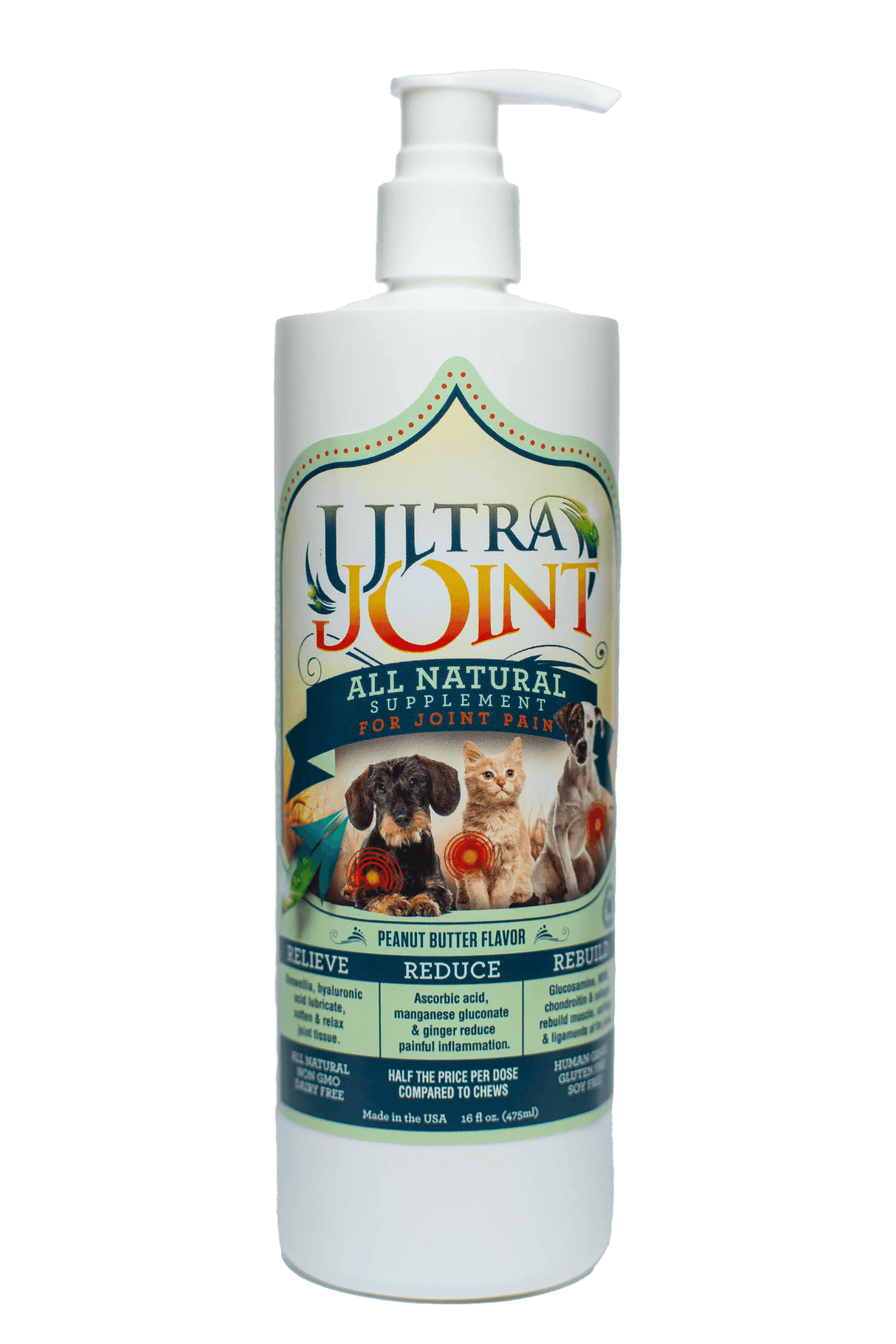 Ultra Joint All-Natural Supplement for Dogs and Cats 32 oz.