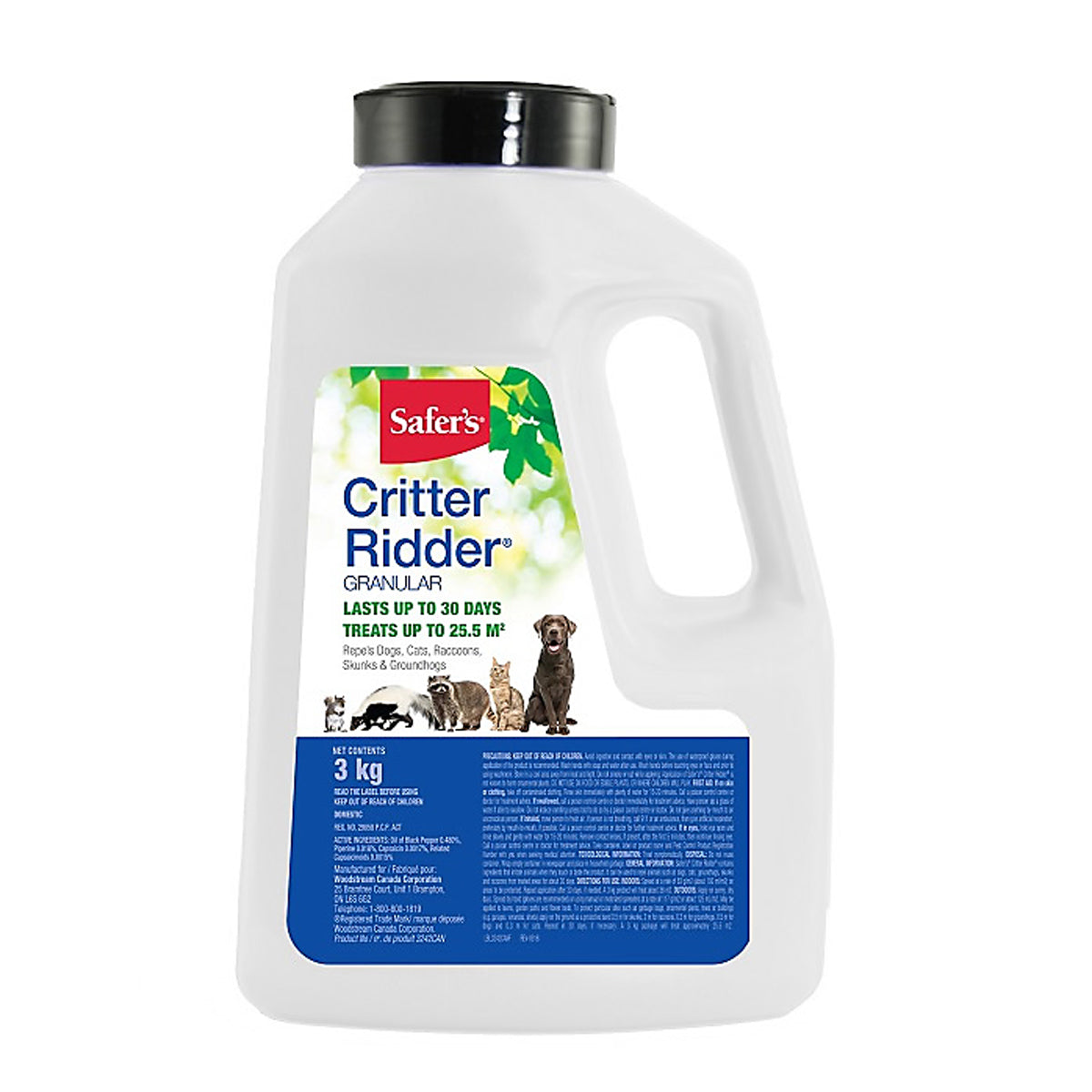 Animal Deterrent | 30 Day Granules | Critter Ridder 3 kg.