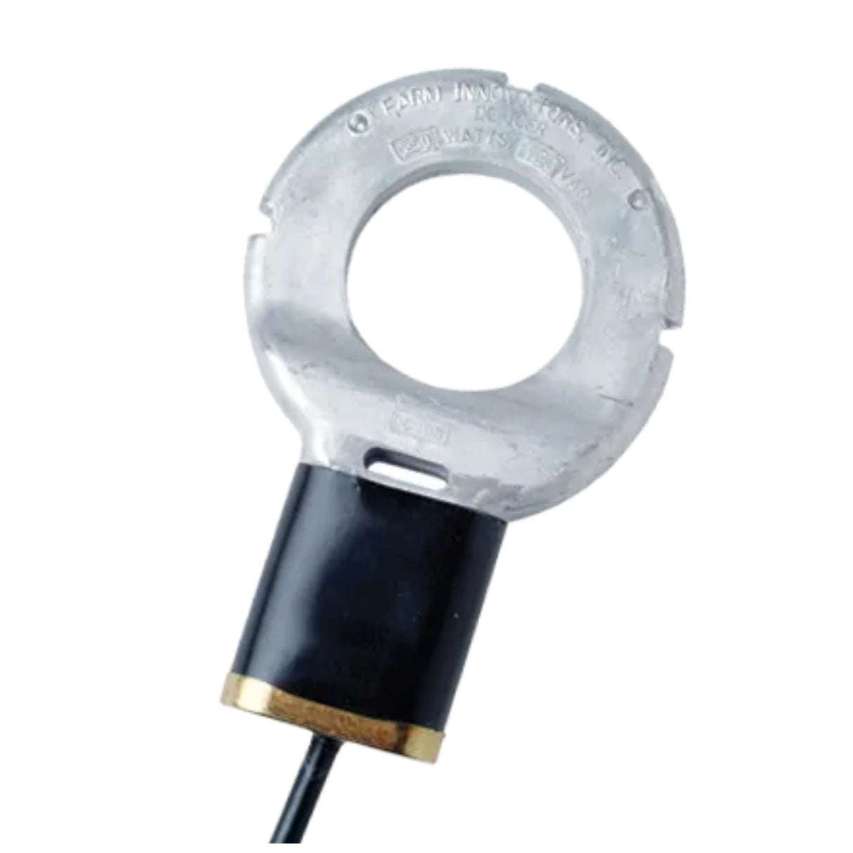 A close-up of the Farm Innovators Bird Bath Deicer 250W Aluminum Utility on a plain white background