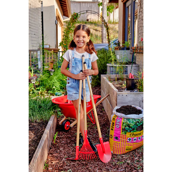 Corona Kids Long Handle Rake | Children's Garden Tool