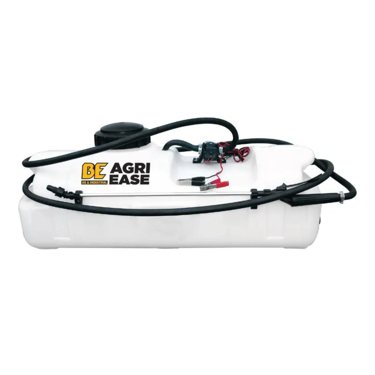 A front view of ATV Sprayer 15 Gallon Spot Sprayer on a white background