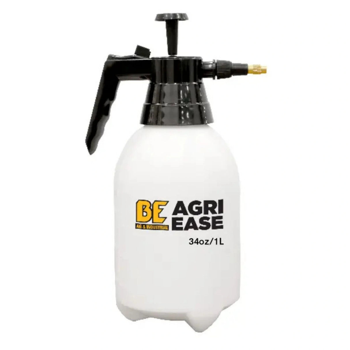 A front side view of Handle Action Pump Sprayer 1 Litre on a white background