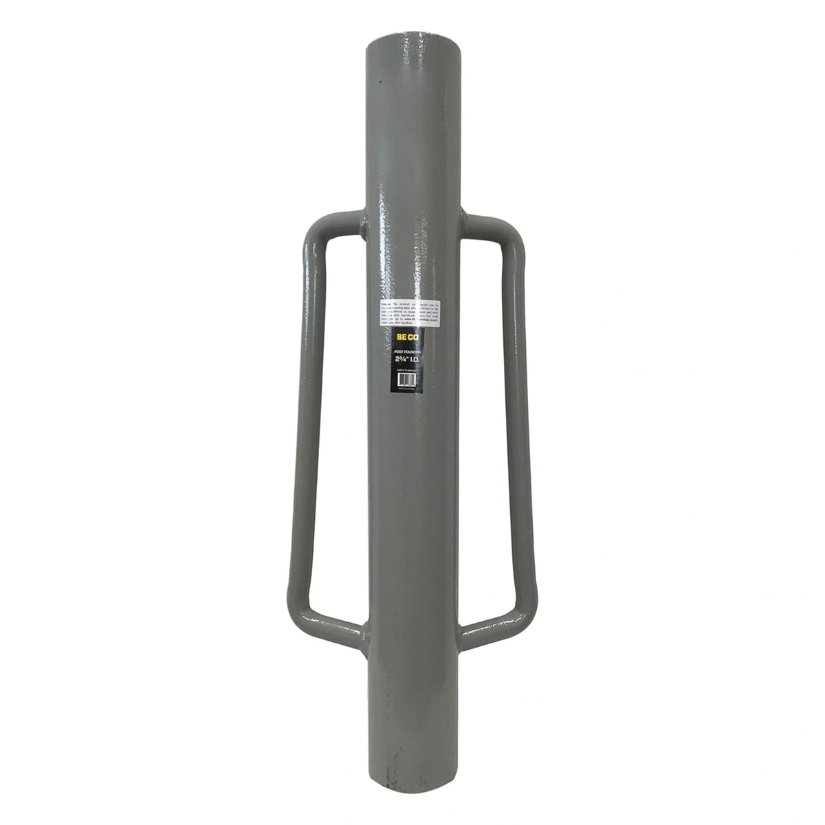 Braber Equipment steel fence post pounder front view on white background