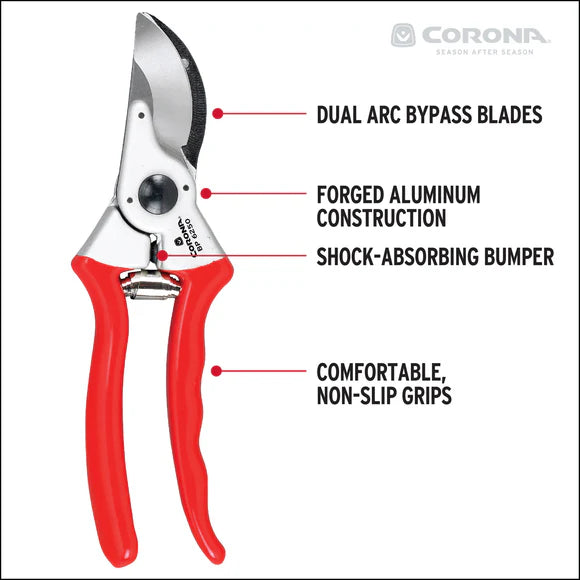 Corona BP6250 Aluminum Bypass Pruner, 1 in. Cut Capacity