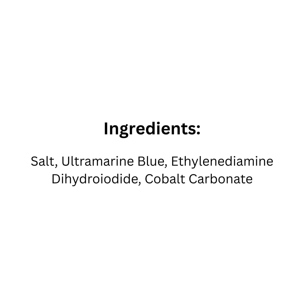 List of ingredients for Canadian Agri-Blend Cobalt Iodized Salt with Garlic Horse Feed
