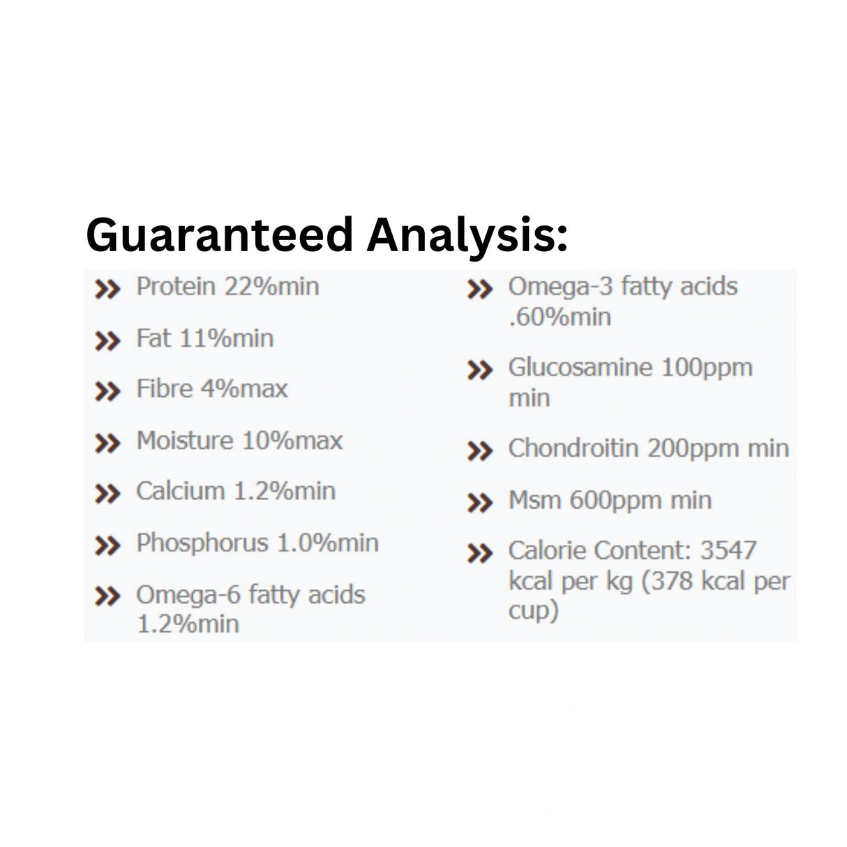 A detailed nutritional analysis of Canadian Naturals Turkey and Salmon Recipe Dog Food