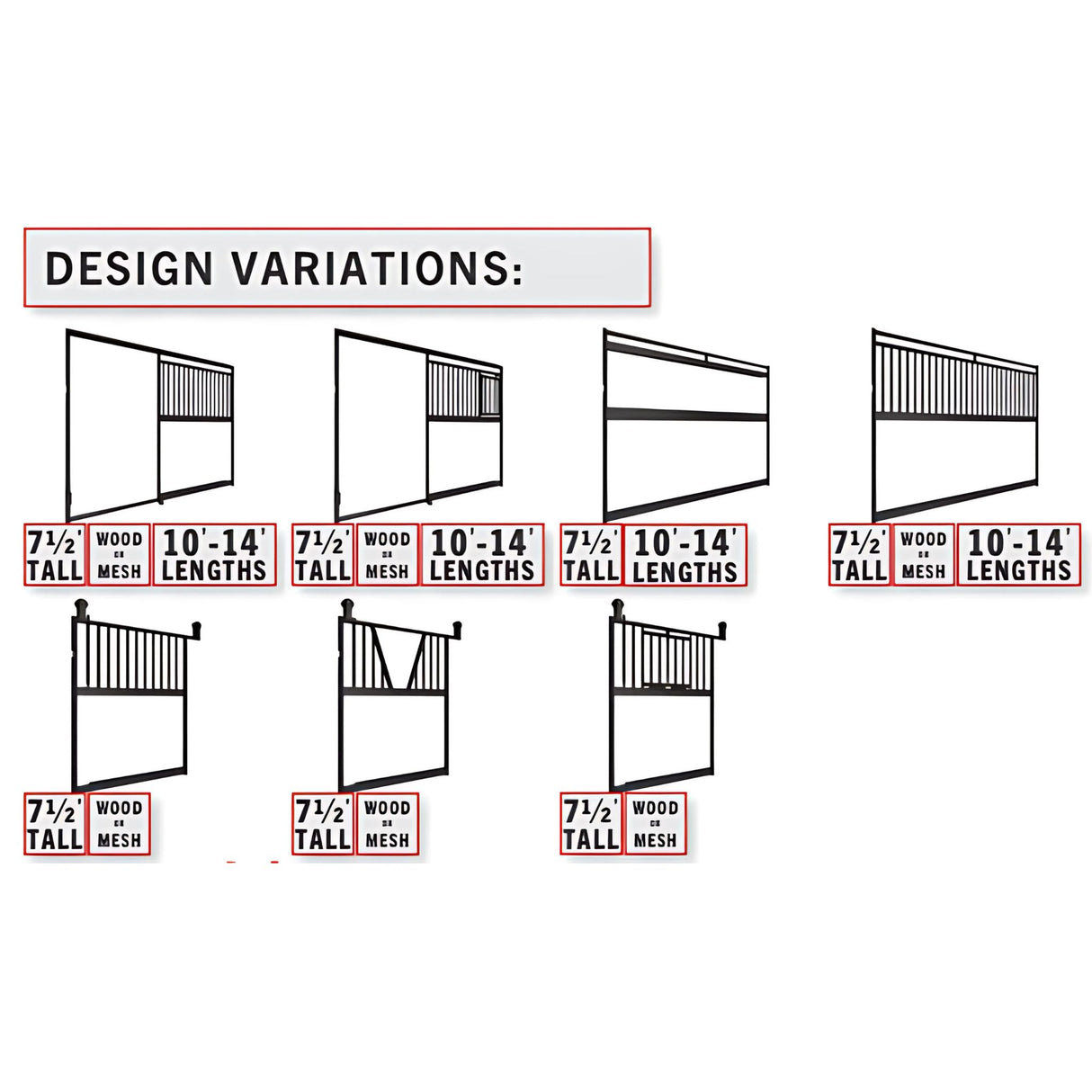 Horse Stalls | 12' Stall Fronts | Champion Series | 2W Equipment