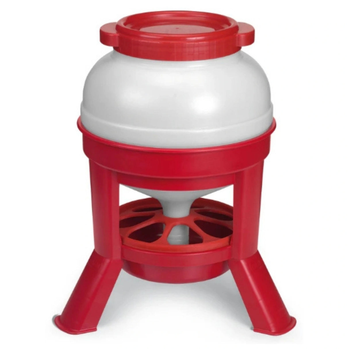 Plastic Dome Chicken Feeder by Little Giant on a white background