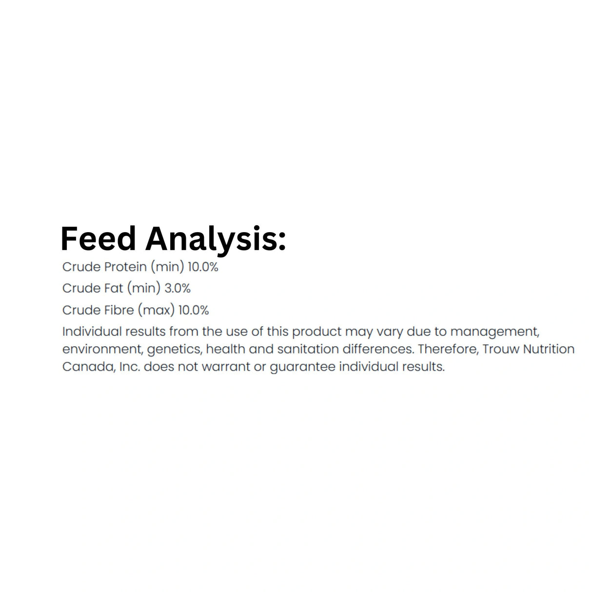 A detailed nutritional feed analysis of Natural Harvest Chicken Feeds Hen Scratch 20kg