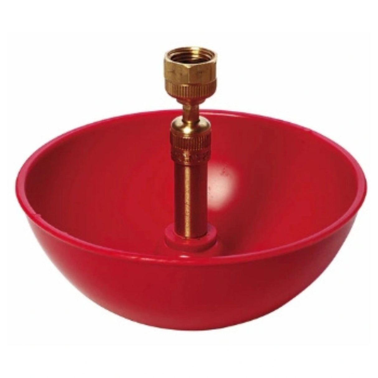 Front view of Little Giant Chicken Waterer Bird Automatic Poultry Fount on a white background