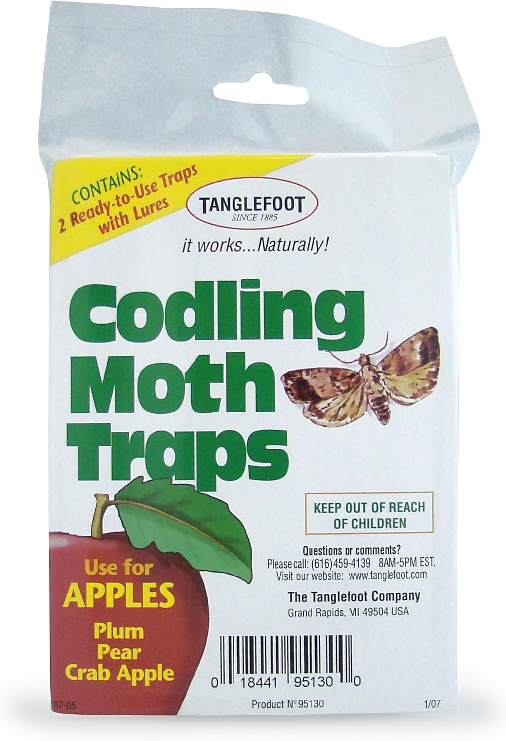 Tanglefoot Coddling Moth Trap 2/pkg