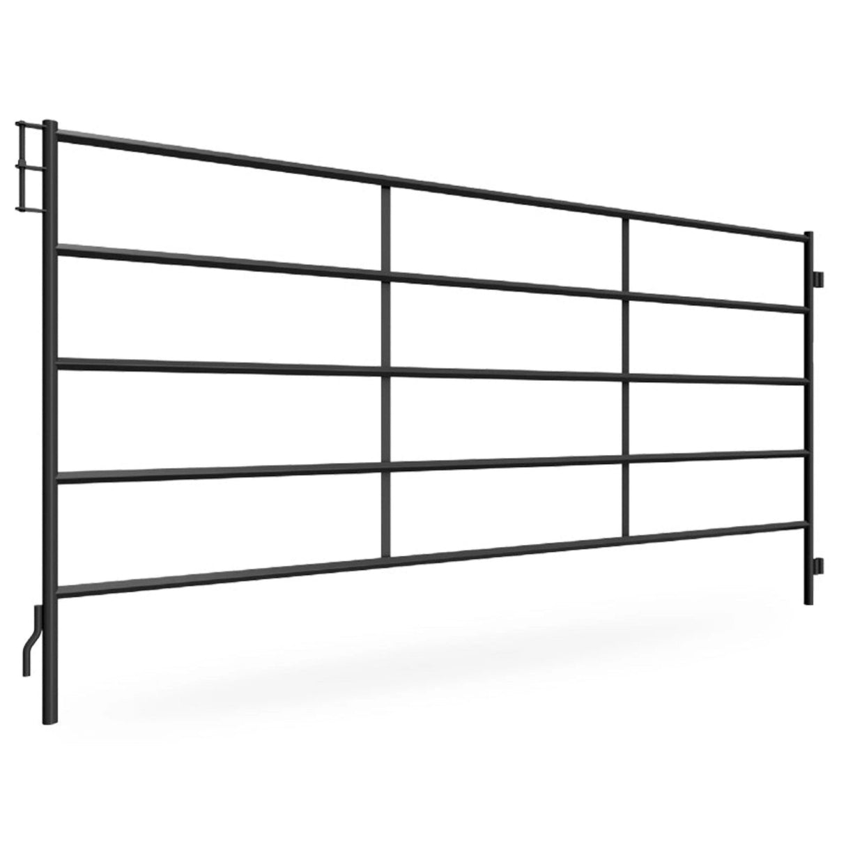 A front view of a light-duty portable corral panel from 2W Diamond Ranch on a white background